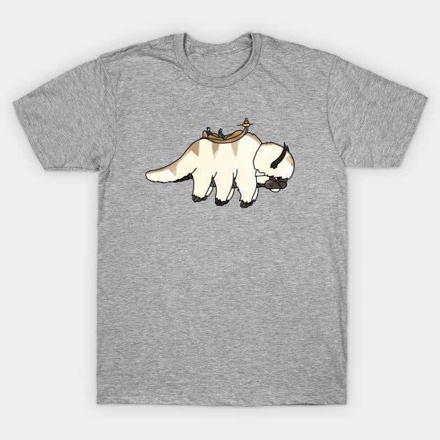 Avatar: The Last Airbender Appa Watercolor T-Shirt by FrontPaigeTees